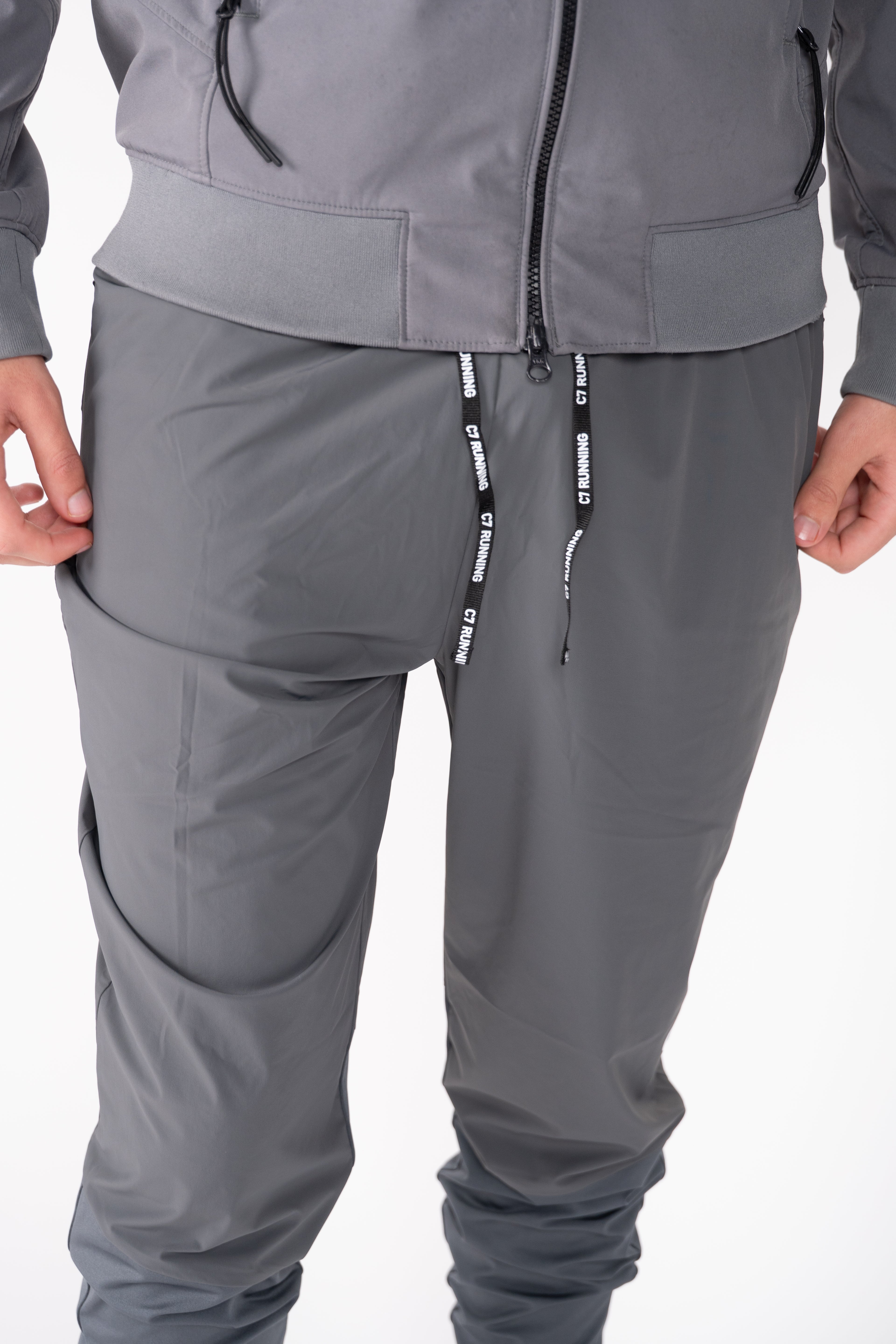 Bas Running Hybride Gris