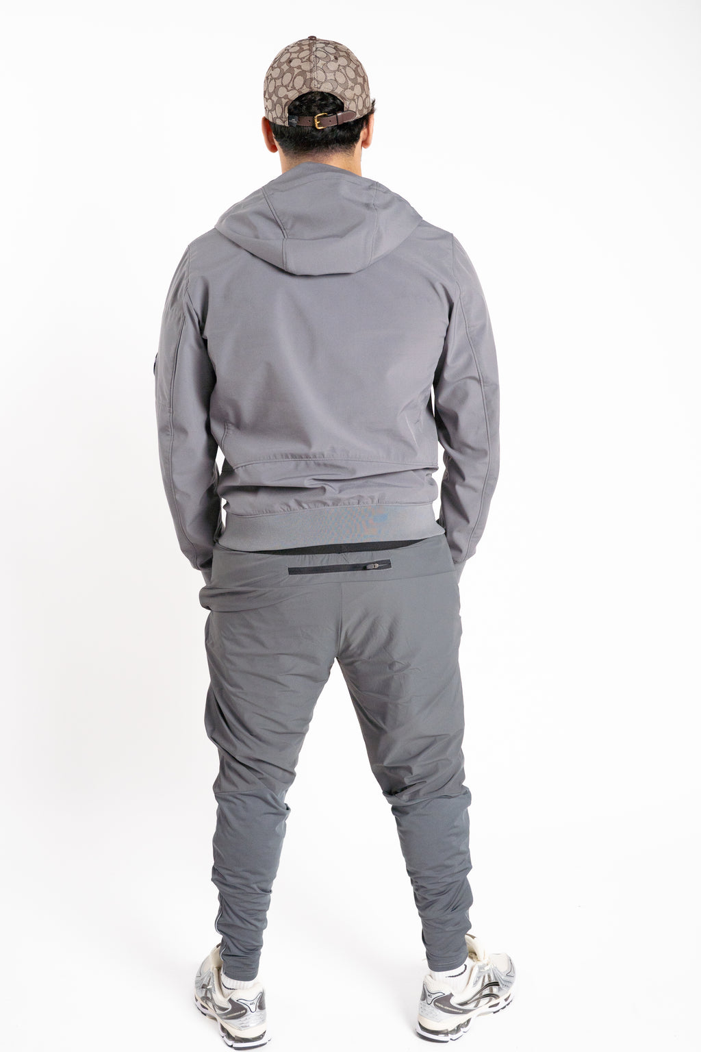 Bas Running Hybride Gris